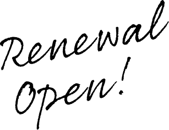 Renewal Open!